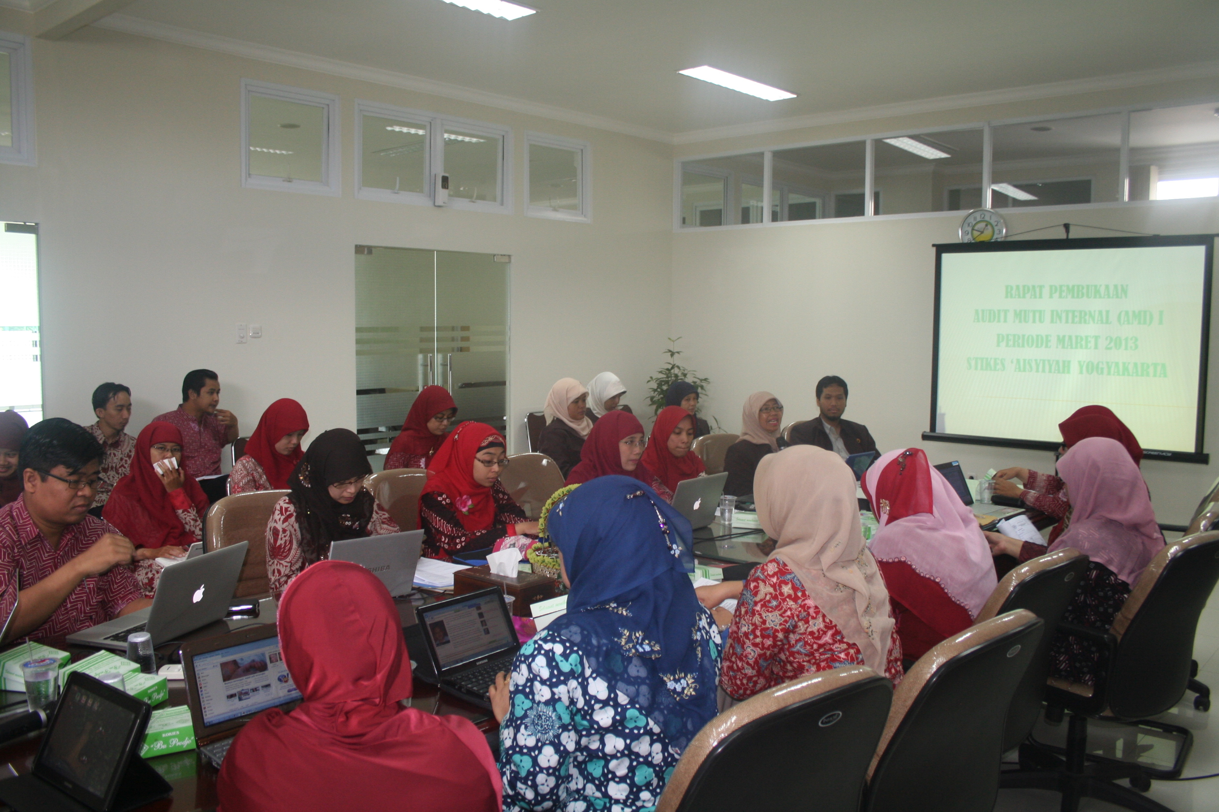 Pembukaan Audit Mutu Internal (AMI) Periode Maret 2013