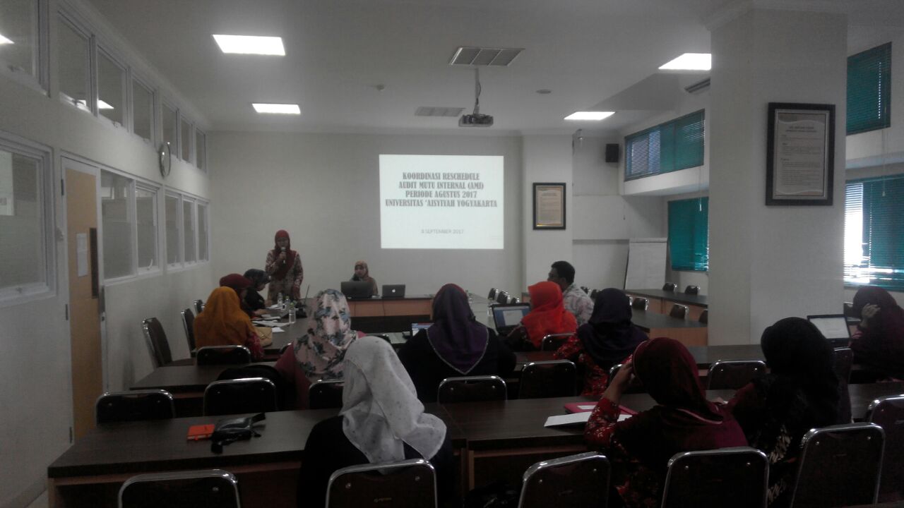 Rapat Koordinasi Auditor dan Pengarahan oleh Rektor