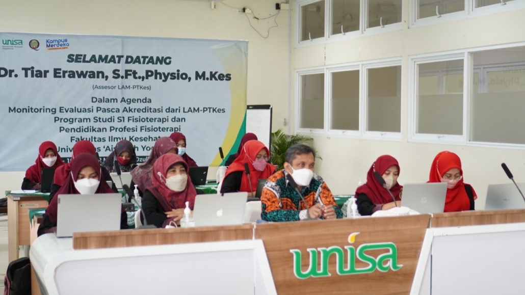 Komitmen Tingkatkan Mutu, Program Studi Fisioterapi UNISA Yogyakarta Mendapatkan Monev dari LAMPTKES￼ 